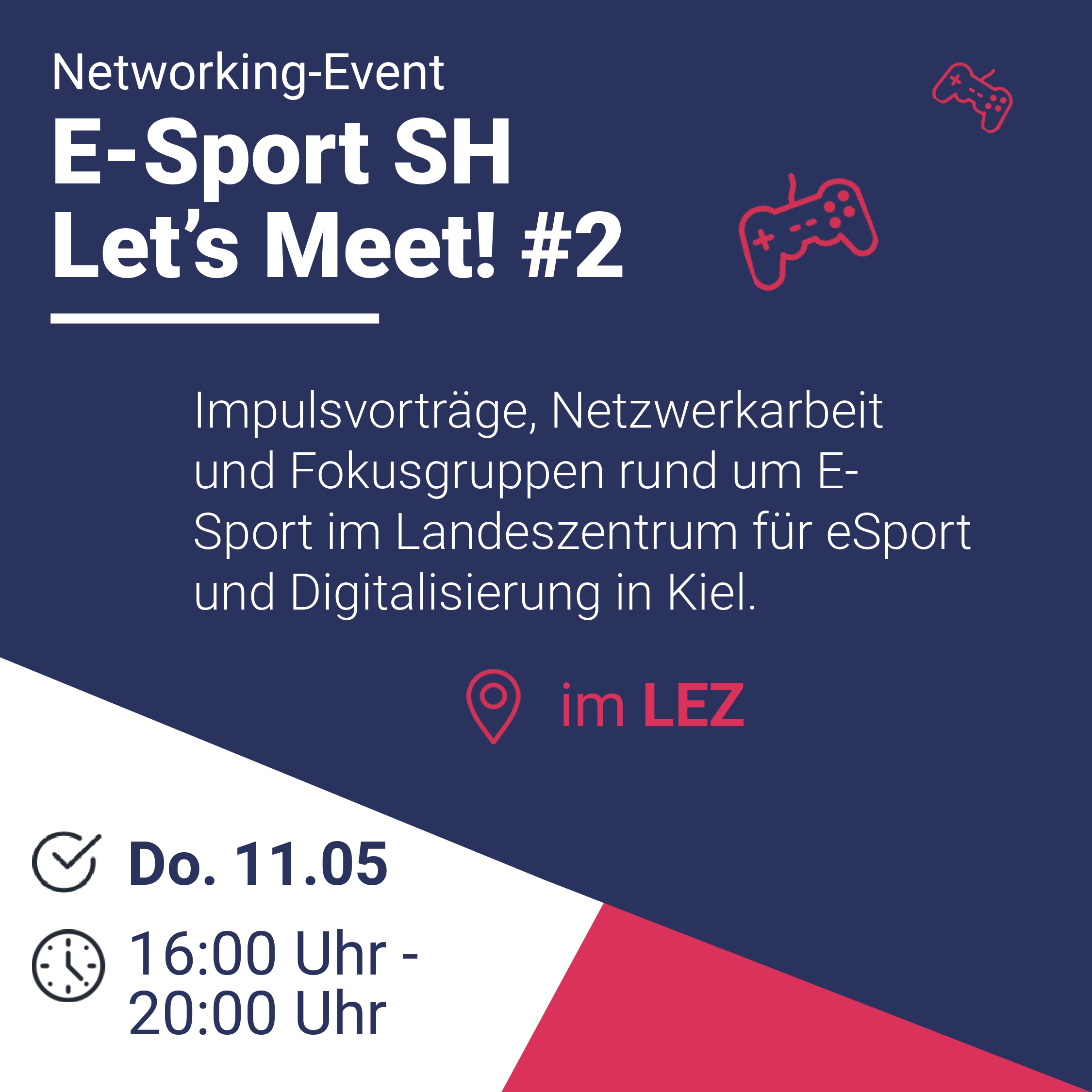 E-Sport SH - Let's Meet #2 Event-Grafik